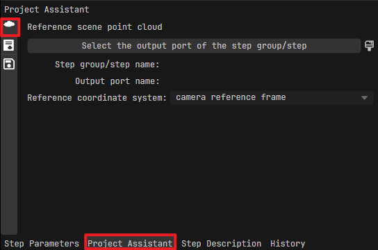 Scene Point Cloud Settings