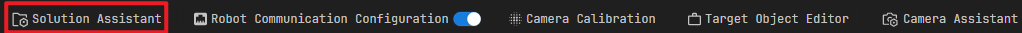 Solution Assistant button