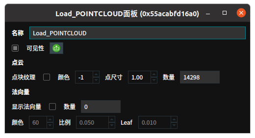 load_pointcloud_pannel